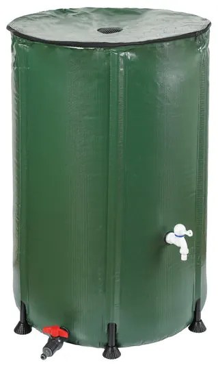 Rezervor 500 L cu robinet pentru apa de ploaie, pliabil