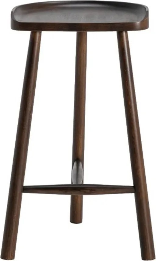Scaun lemn masiv înalt Heritage, 32 × 39 × 71 cm