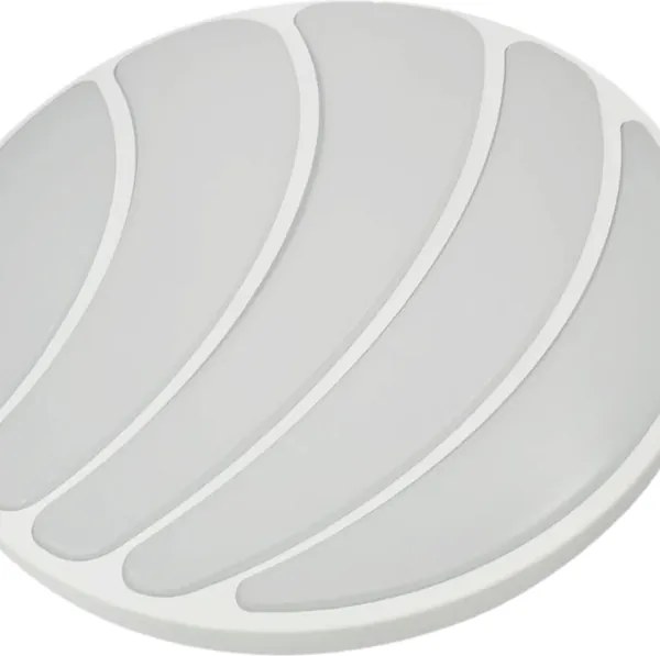 Plafonieră LED dimabilă SHELL WHITE LED/40W/230V + telecomandă