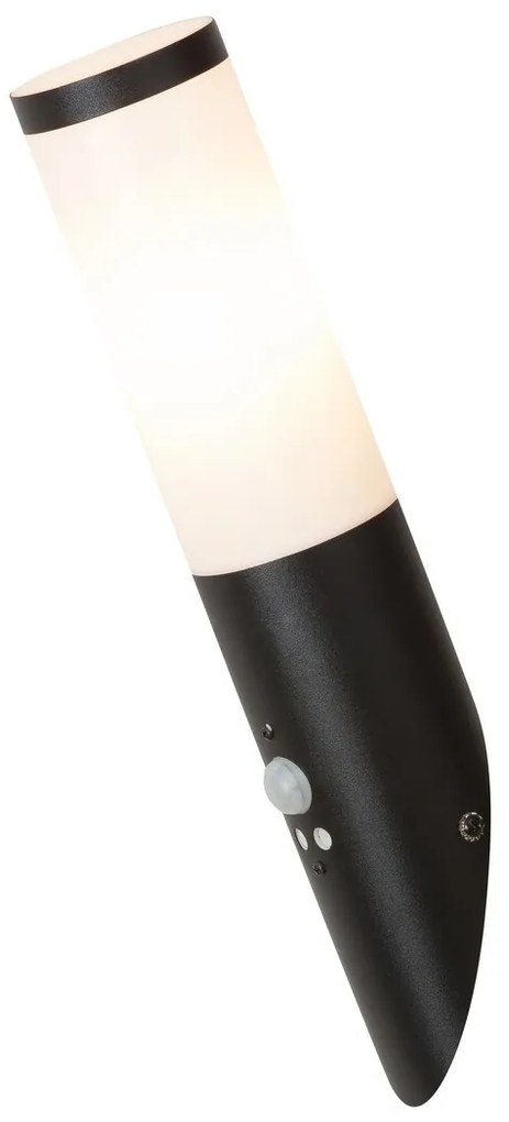 Aplica pentru iluminat exterior cu senzor de miscare, IP44, Black torch 8146 RX
