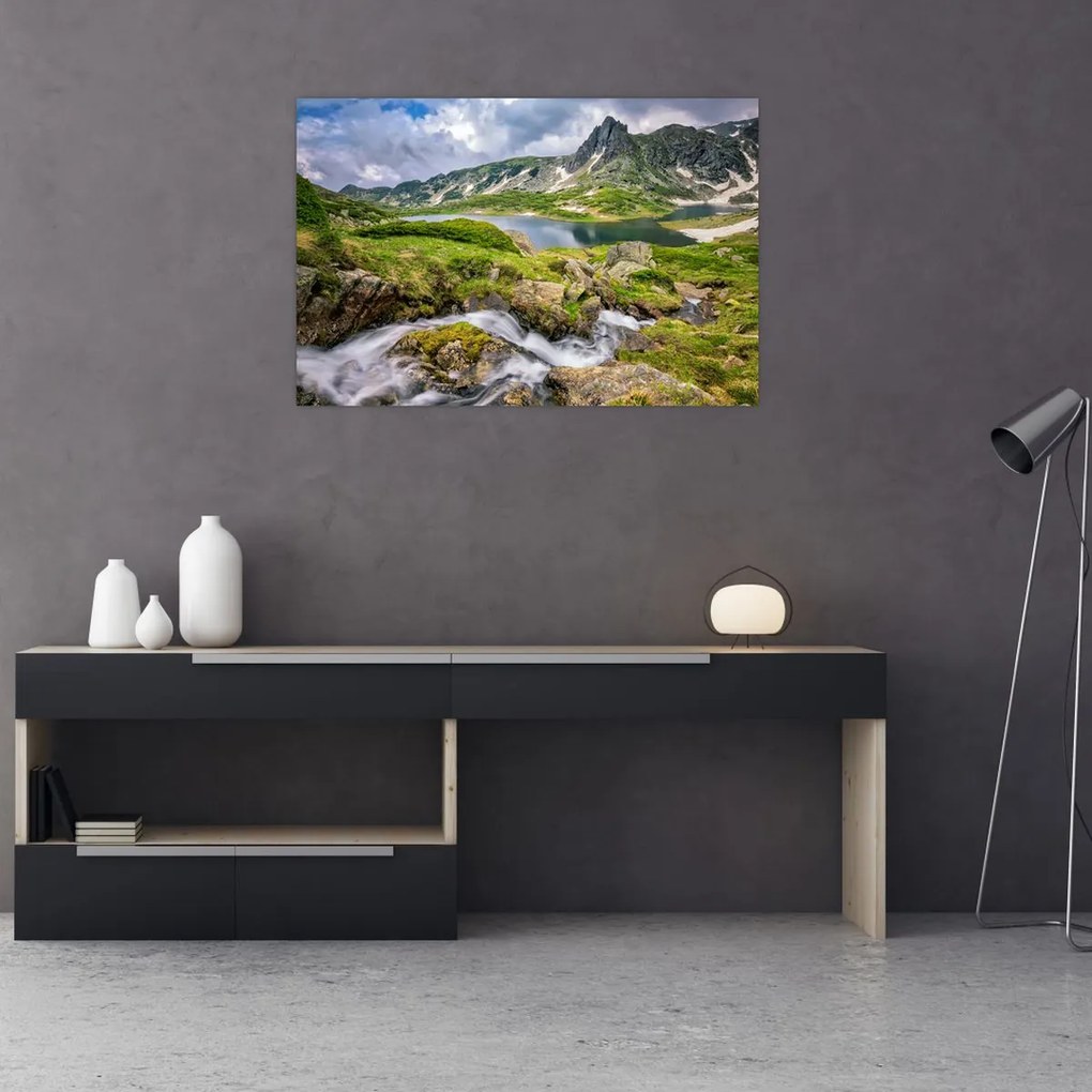 Tablou - Vedere la Muntele Rila (90x60 cm)