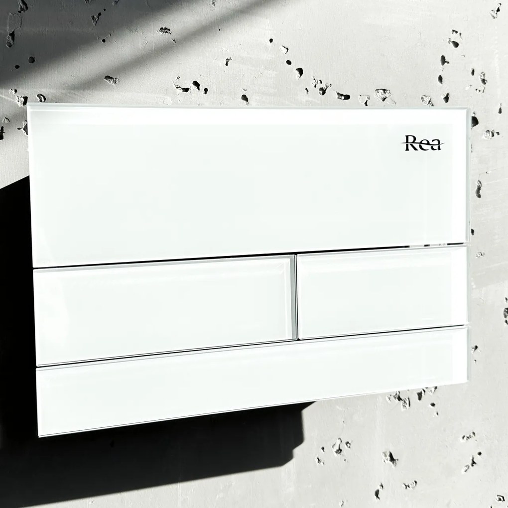 Clapeta pentru rezervor incastrat Rea T White