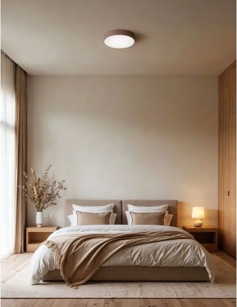 Brilagi - Plafonieră CLARE, 2xE27/24W/230V, Ø 30 cm, maro