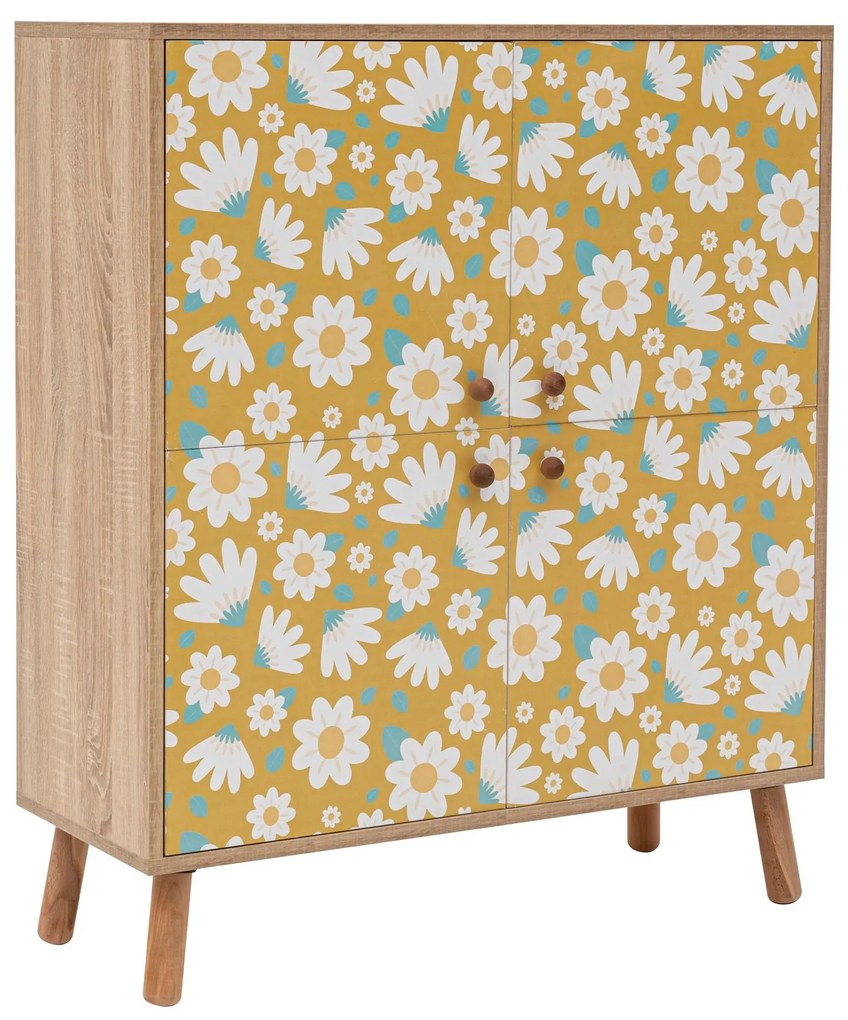 Mobilier pentru hol Maluxe Posy (Stejar sonoma + Piatră). 1089076