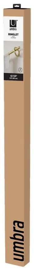 Galerie de perdea extensibilă 107-305 cm din oțel Ringlet – Umbra