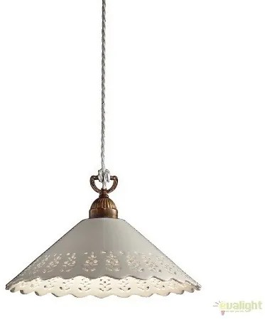 Lustra, Pendul rustic fabricat manual diametru 40cm Fiori di Pizzo 065.09.OC