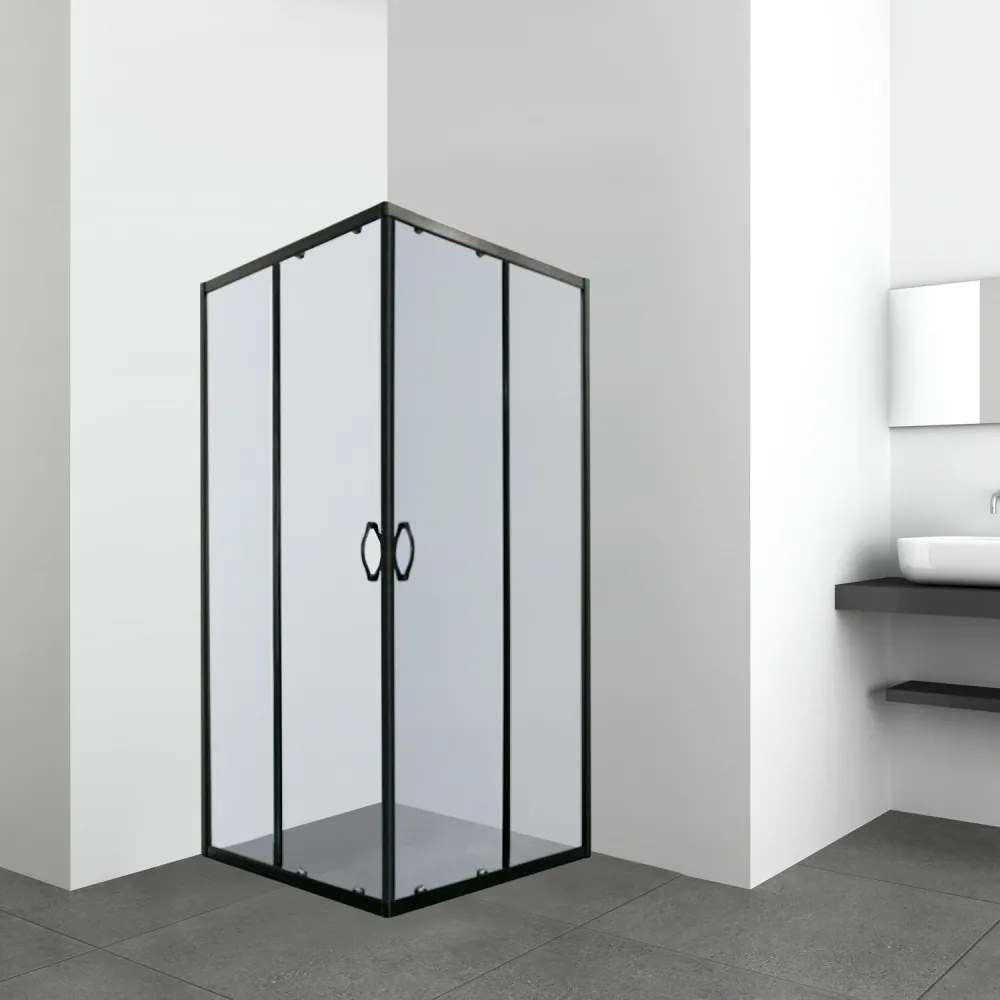 Cabină de duș pătrată TIARASQUARE90 fără cădiță 90x90x190