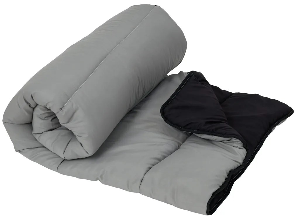 Pilota 4 anotimpuri 140x200 cm din fibra goala, neagra