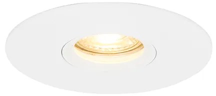 Set de 6 Spoturi încastrate Moderne Albe 12 cm - Buco