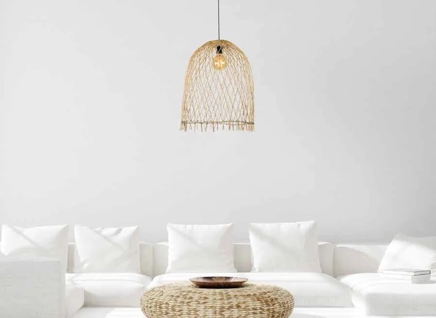 Lustra/Pendul ratan natural boho style Maryl