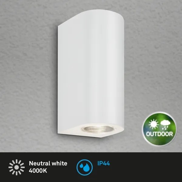 Aplică LED de exterior UP&DOWN 2xGU10/4,7W/230V IP44 Briloner 3648-026