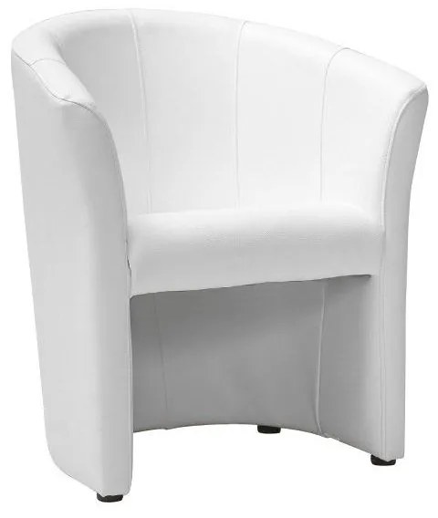 Fotoliu TM1 Piele Ecologica Alb Ek-26