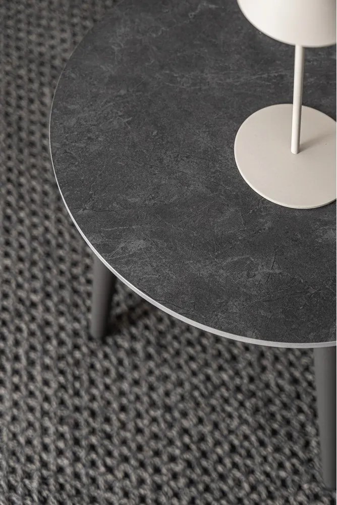 Set mobilier de grădină kaki/taupe din aluminiu pentru 2 persoane Millor – Bizzotto