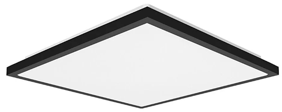 Plafonieră LED pentru baie ONYX LED/24W/230V IP44 38x38 cm negru