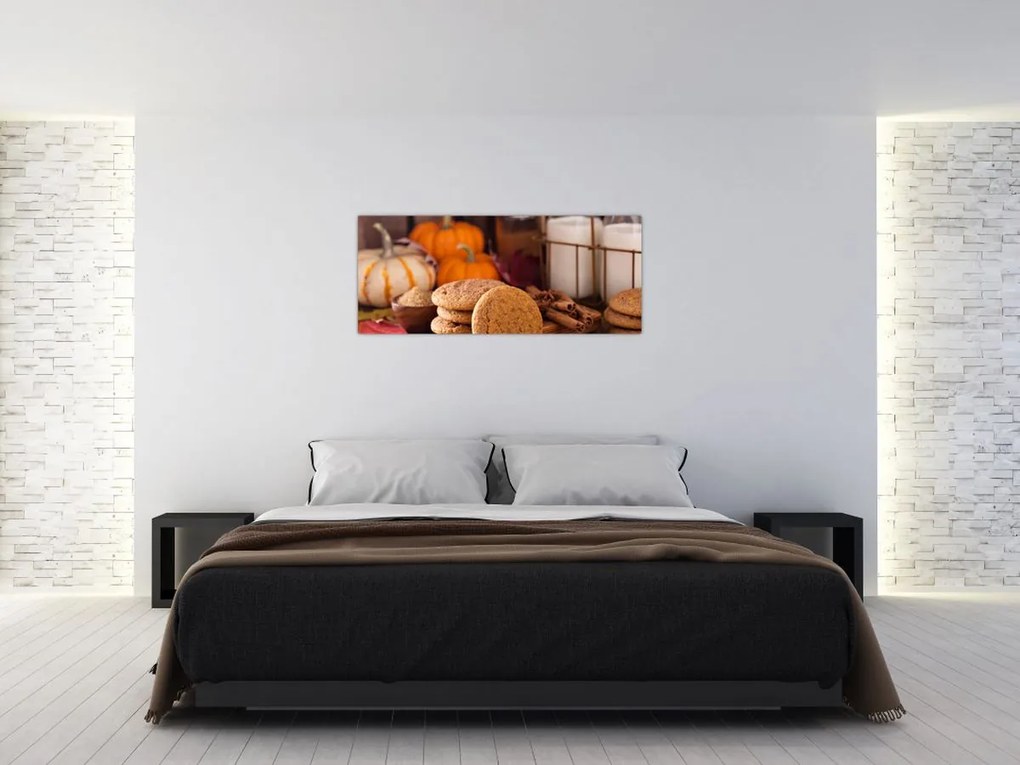 Tablou - Biscuiți de toamnă (120x50 cm)
