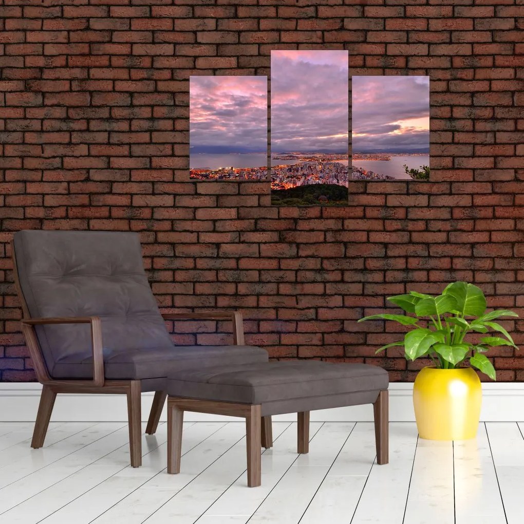 Tablou - Amurg la oraș (90x60 cm)