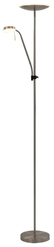 vidaXL Lampă de podea, argintiu, 180 cm, 16 w