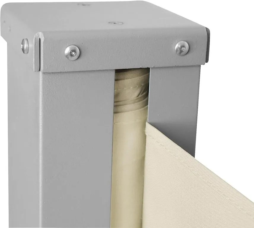 JAGO Paravan lateral retractabil, 180 x 500 cm, bej