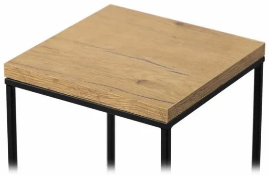 Suport flori BASICLOFT 40x24 negru/maro