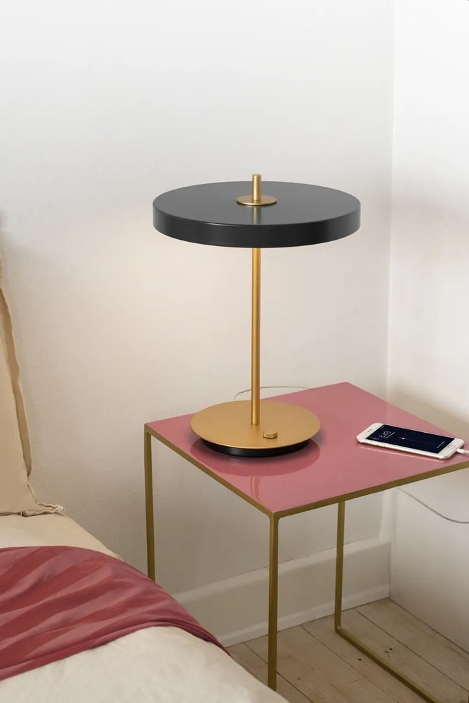 Veioza LED design scandinav Asteria table - anthracite grey 2306 VTC