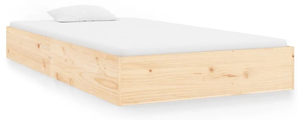 832996 vidaXL Cadru de pat, 100x200 cm, lemn masiv