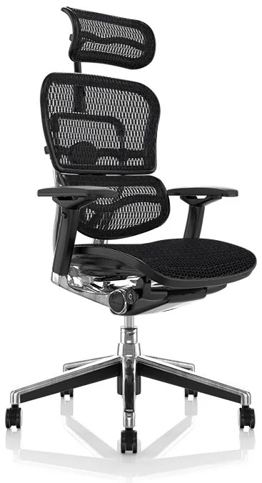 Scaun de birou - ERGOHUMAN2 PDH ULTRA BLACK FRAME W09-01+ALU BASE - precomanda 7-12 zile (Termen de livrare: 7 zile)