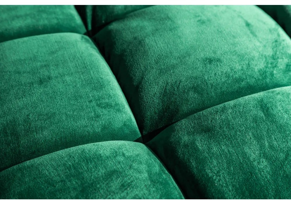 Canapea din catifea verde 225 cm Cozy Velvet Green