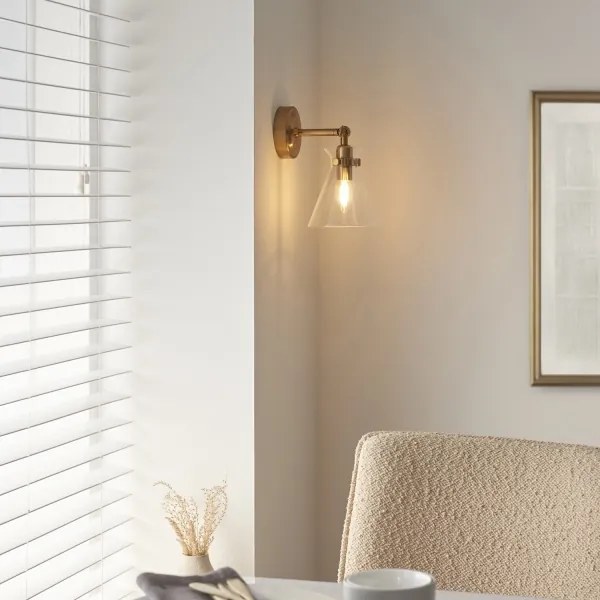 Endon 112861 - Spot de perete HARLOW 1xE14/7W/230V, auriu