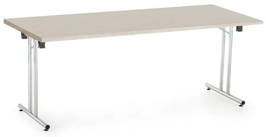 Masa plianta Impress 180 x 80 cm, stejar sonoma