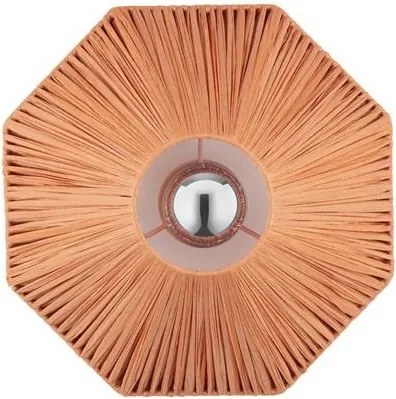 Aplica de perete cu design texturat ELVIO caramiziu 30cm