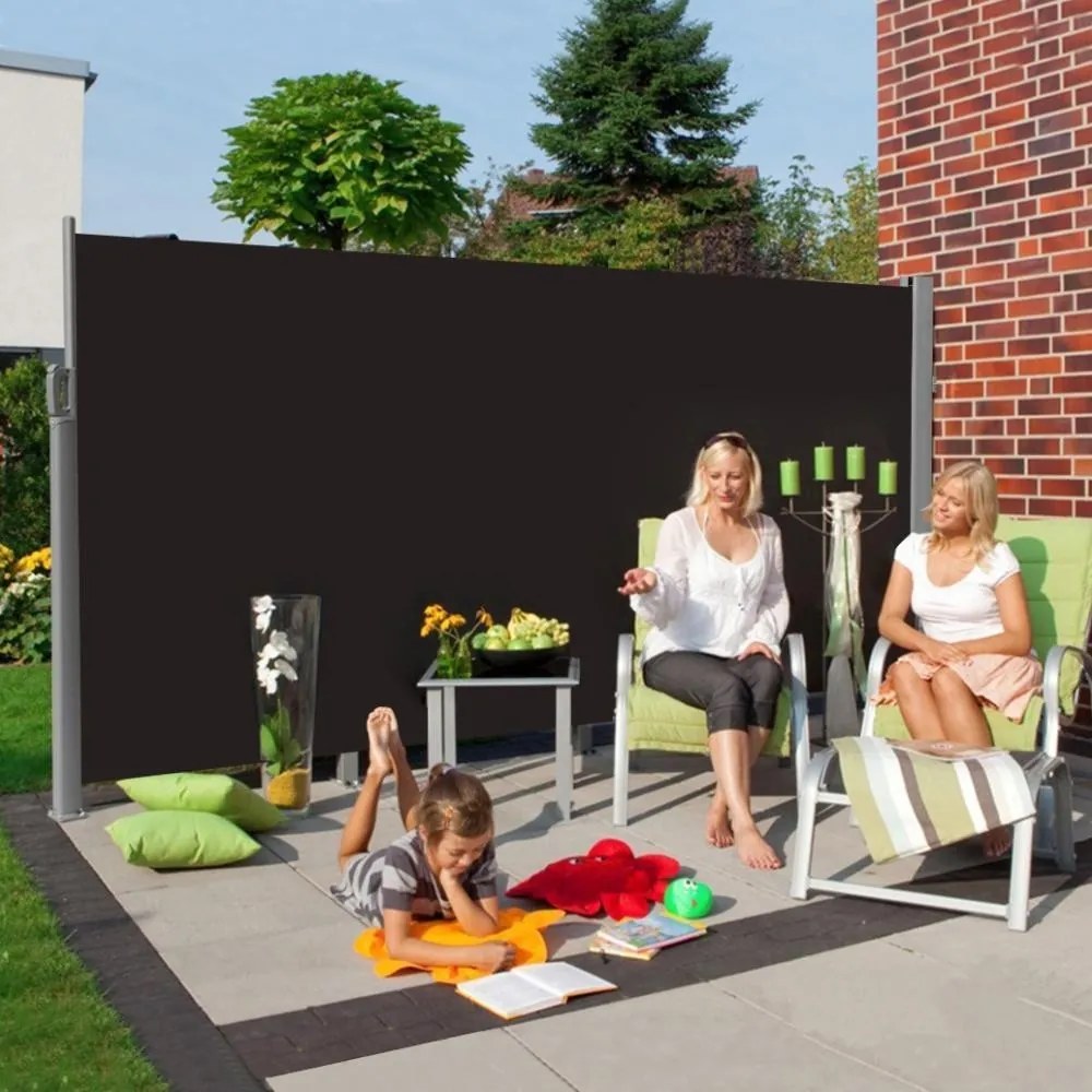 Marchiză/Copertină retractabilă laterală Avenberg ROXANE - gri