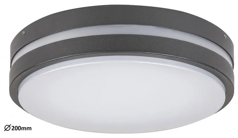 Aplica pentru iluminat exterior moderna IP44, diam:20cm Hamburg 8847 RX