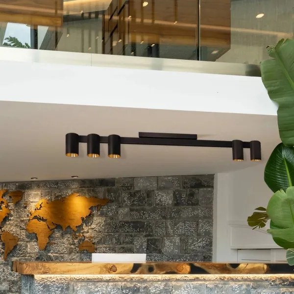 Spot MARIBEL 5xGU10/10W/230V negru