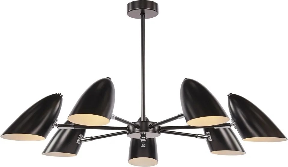 Candelabru 7 brate negru Aida