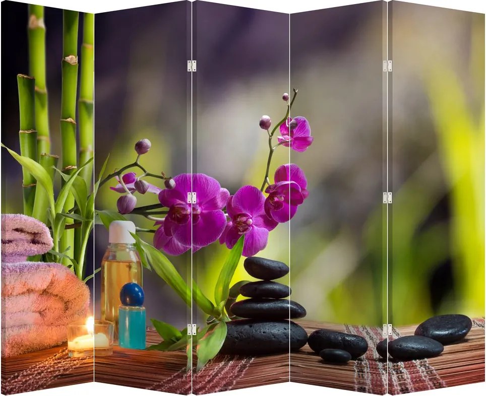 Paravan - Spa and stones (210x170 cm)