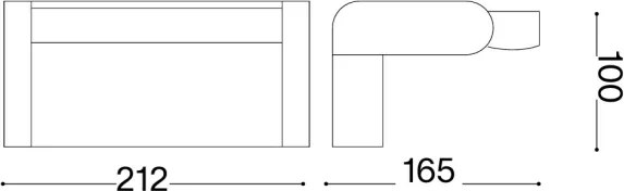 Ideal Lux - Aplica LED de exterior cu senzor SWIPE, 21W/230V, CRI90, IP54, alb