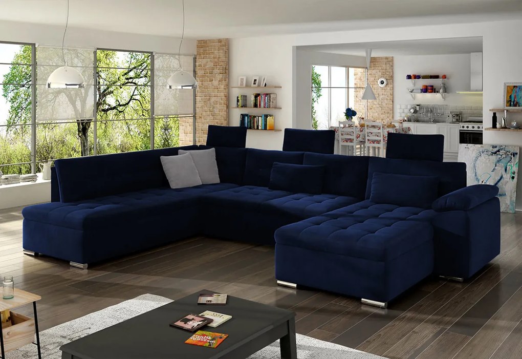 Supermobel Canapea in forma de U PRESTO, 350x101x205, Zetta 291/Zetta 293, dreapta