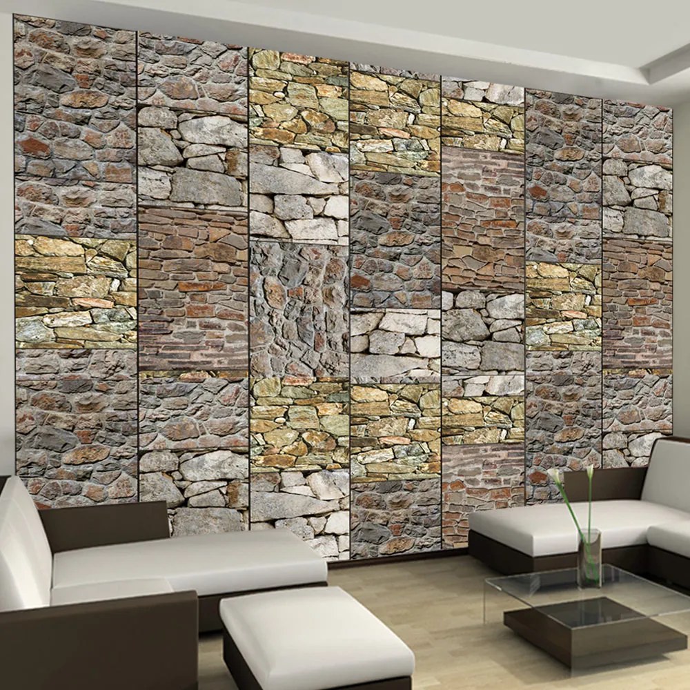 Tapet Bimago - Puzzle with stones + Adeziv gratuit rulou 50x1000 cm