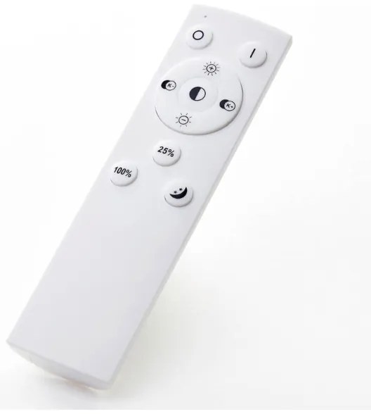 Brilliant AYDIN Plafonieră LED dimabilă, 34W, 230V, neagră + telecomandă