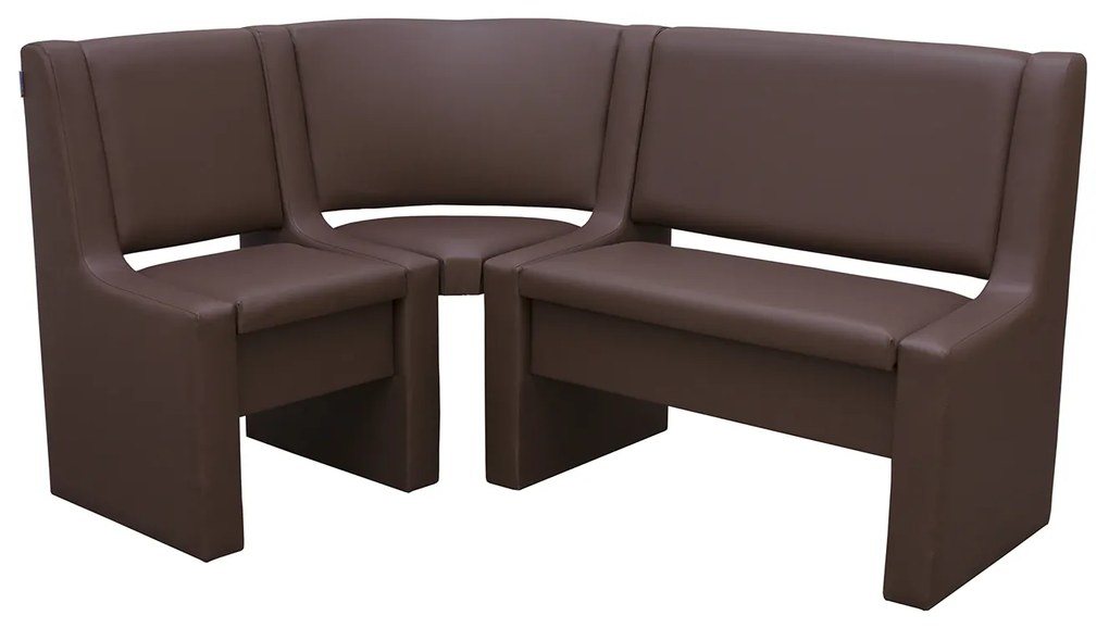 Coltar de bucatarie TEO, cu spatiu depozitare, colt dreapta, maro dreschis, 160x120x92 cm
