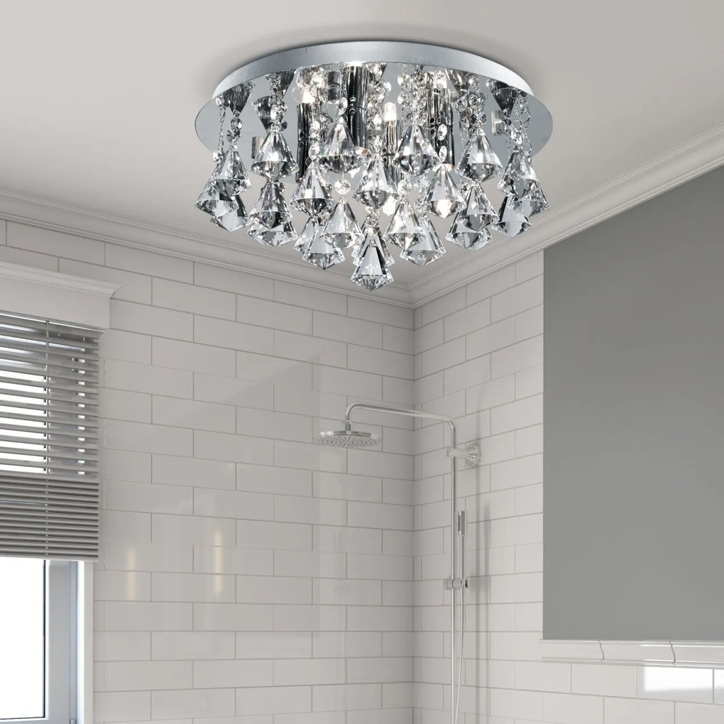 Lustra eleganta pentru baie IP44 Bathroom 4L 2204-4CC SRT