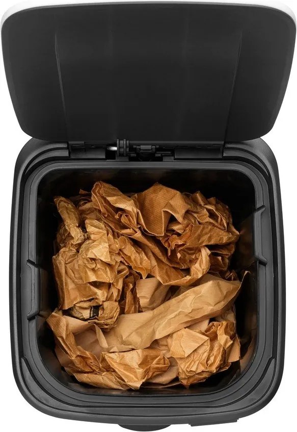 Coș de gunoi alb cu pedală din oțel 30 l Bo – Brabantia