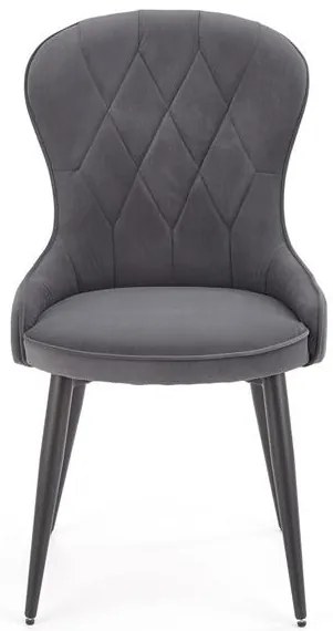 Set 6 scaune K366 velvet gri