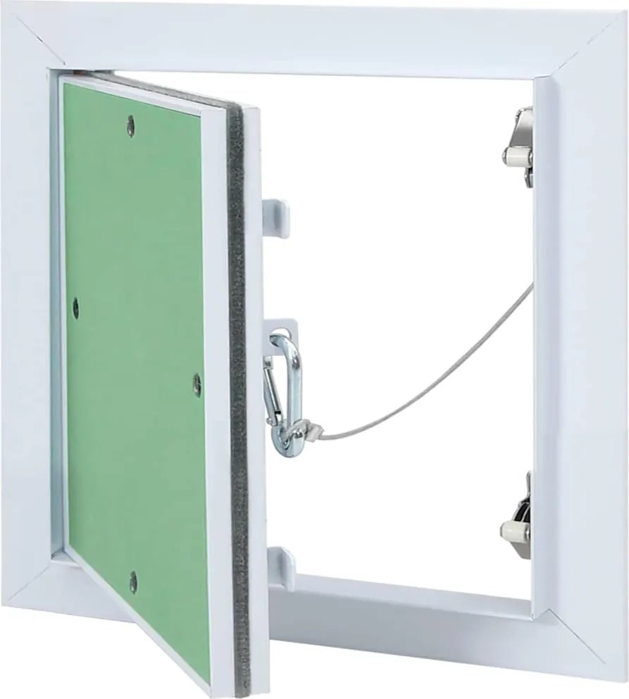 vidaXL Panou de Acces Verde și Argintiu 30 x 30 cm