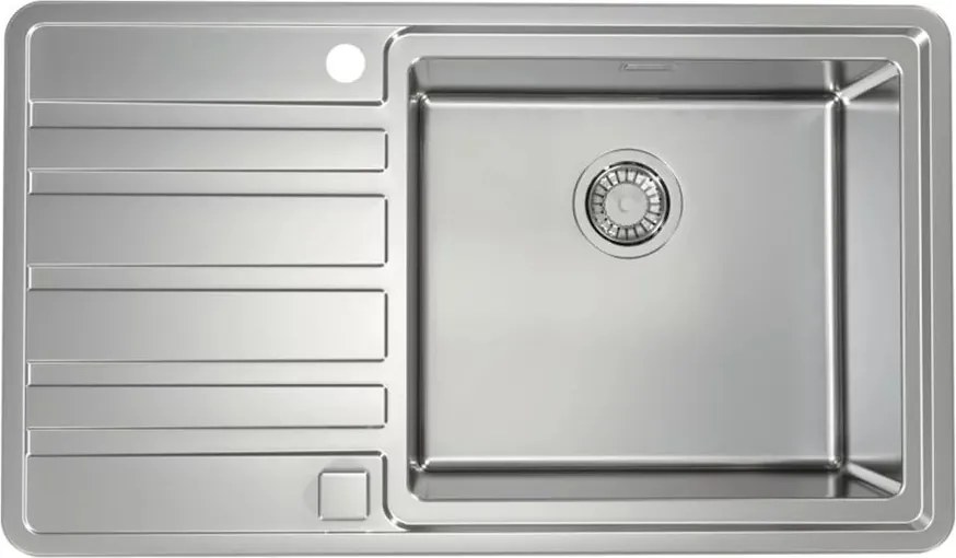 Chiuveta inox Alveus Rando 50 Satin 87x51 cm dreapta