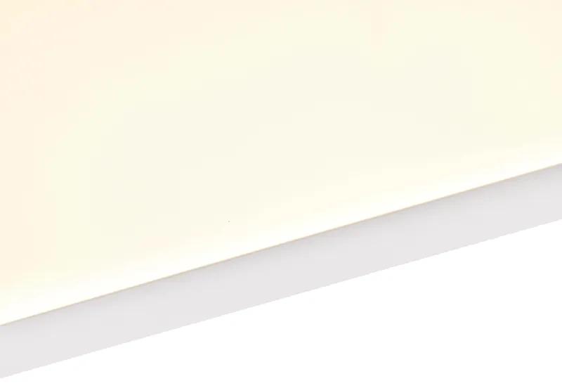 Plafoniera moderna din otel 120 cm incl. LED in 4 trepte reglabil - Liv
