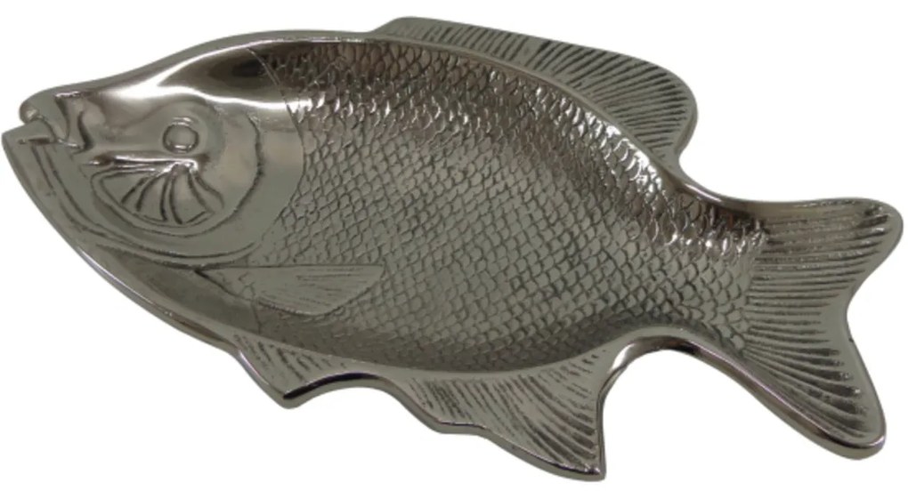 Tava argintie peste l33 cm