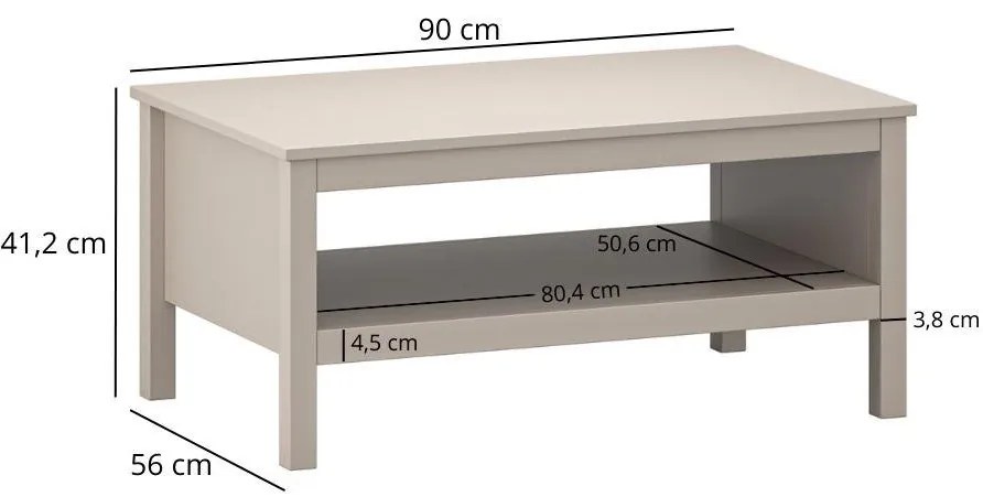 Măsuță de cafea Karankas (taupe) . 1116961