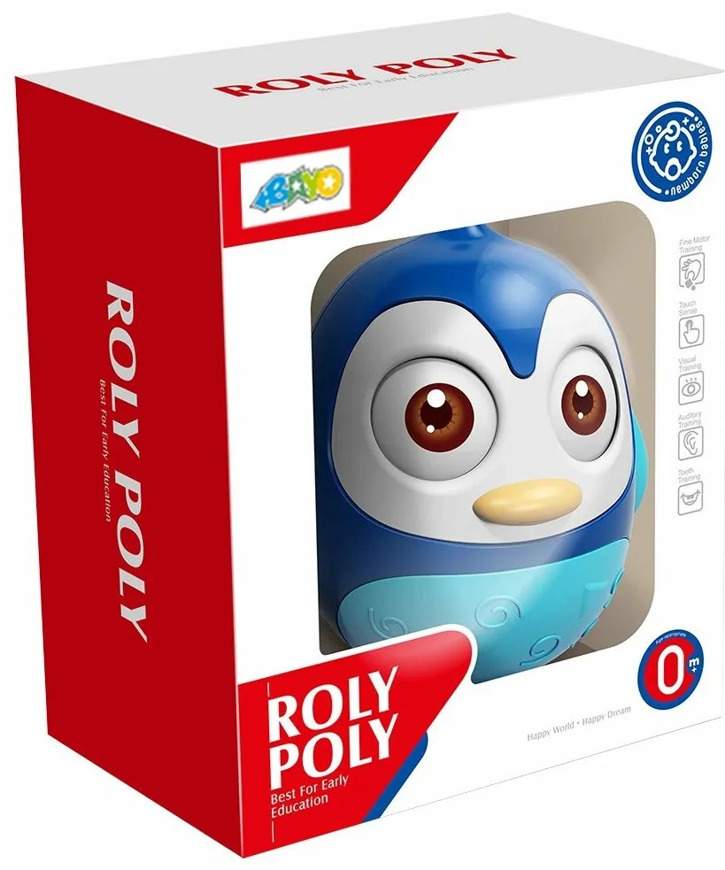 Pinguin Baby Mix albastru, 14 cm