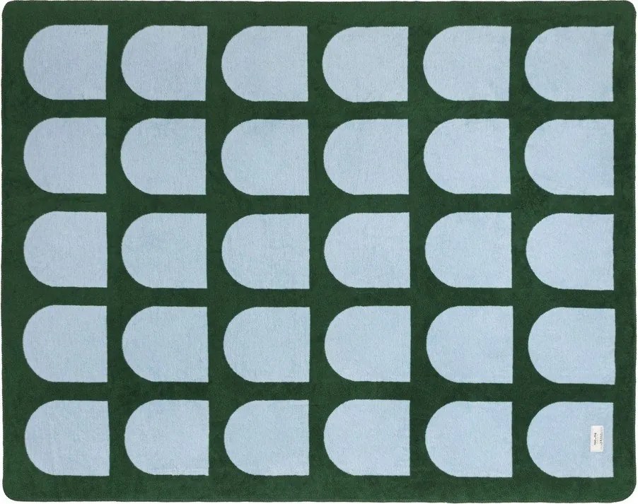 Pătură verde/albastră 150x200 cm Gilli – noo.ma